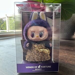 POP MART LABUBU × PRONOUNCE - WINGS OF FORTUNE Vinyl Plush Hanging Card